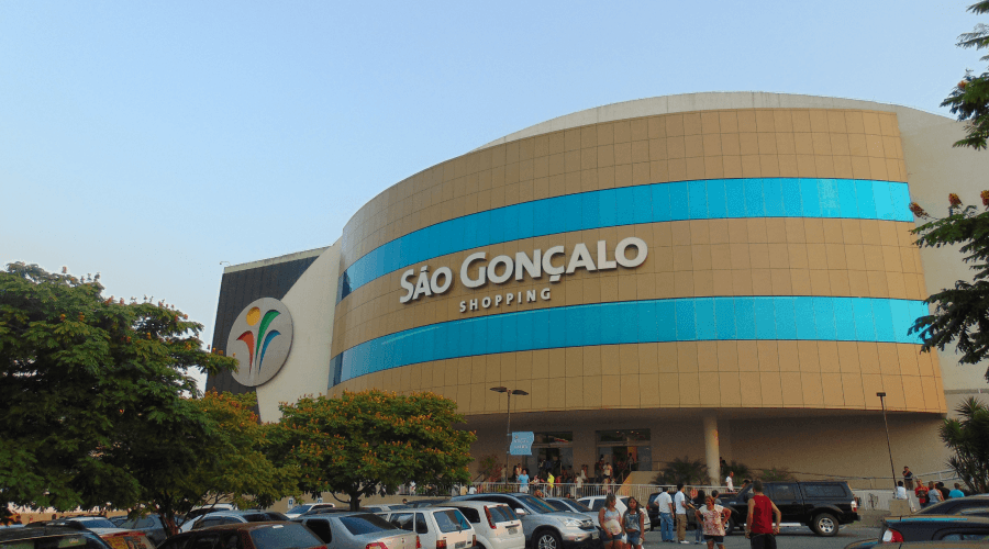 Fachada do São Gonçalo Shopping