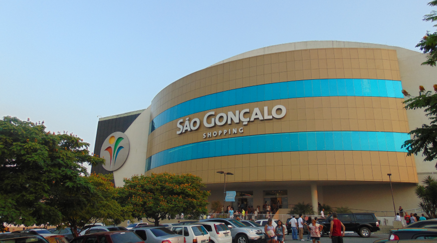 Fachada do São Gonçalo Shopping